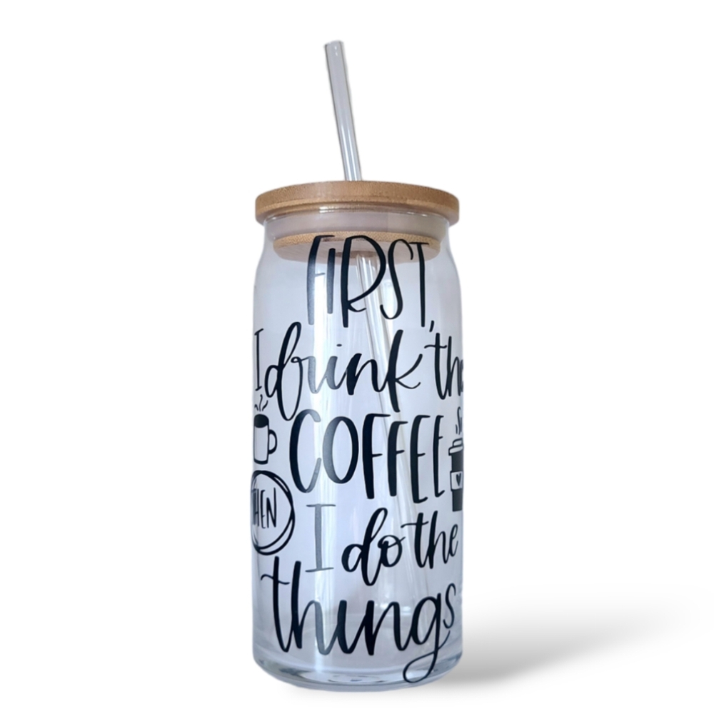 Customized Glass Tumbler